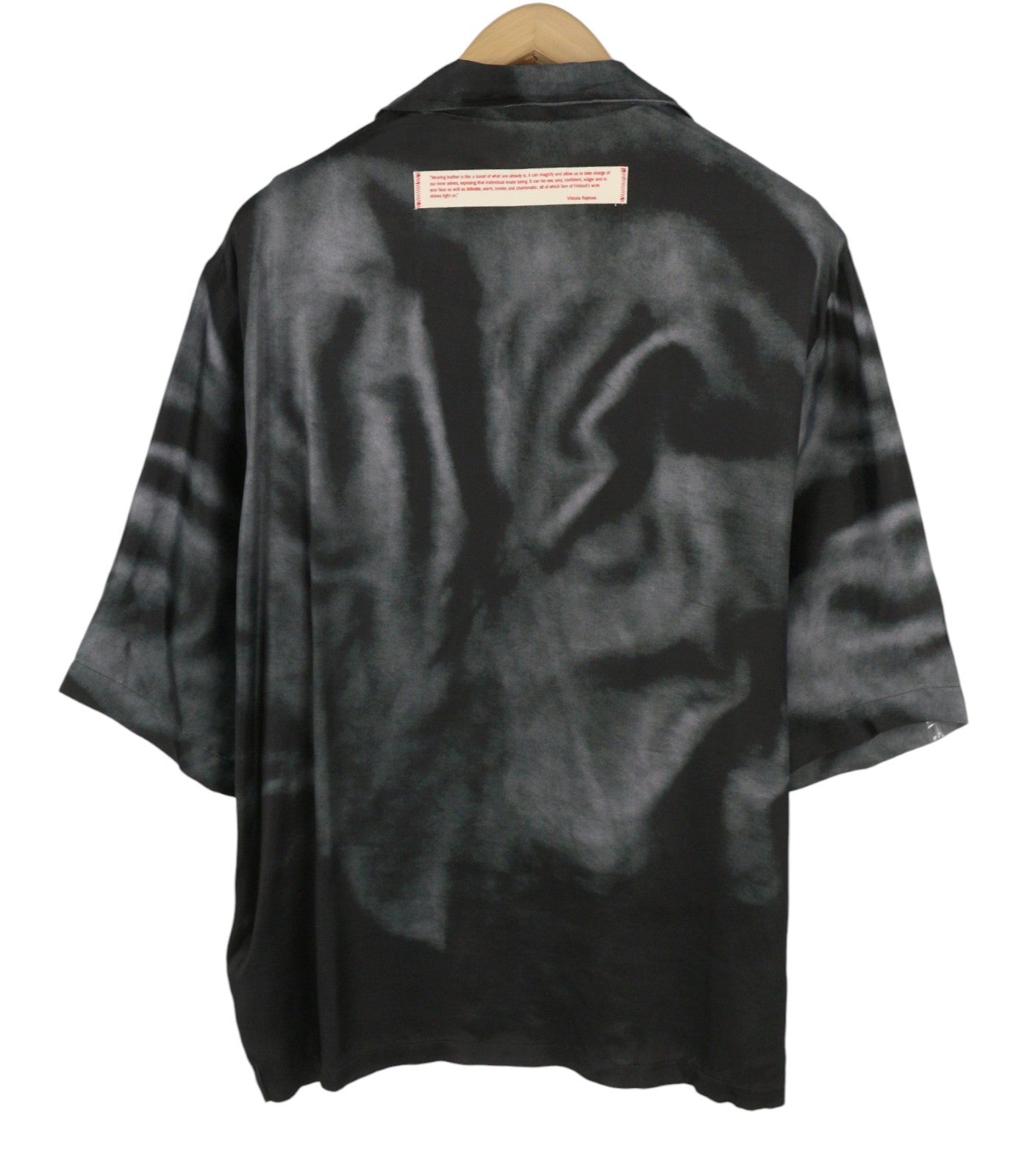Diesel Pr-s-mec-23 Camicia da uomo nera con stampa grafica all-over unisex Rrp175
