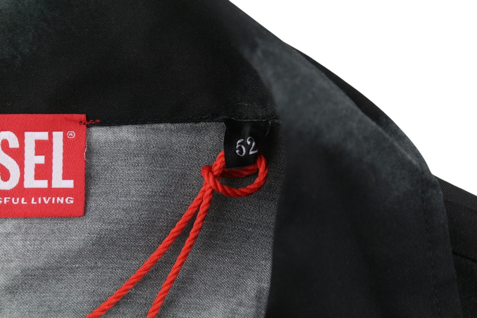 Diesel Pr-s-mec-23 Camicia da uomo nera con stampa grafica all-over unisex Rrp175