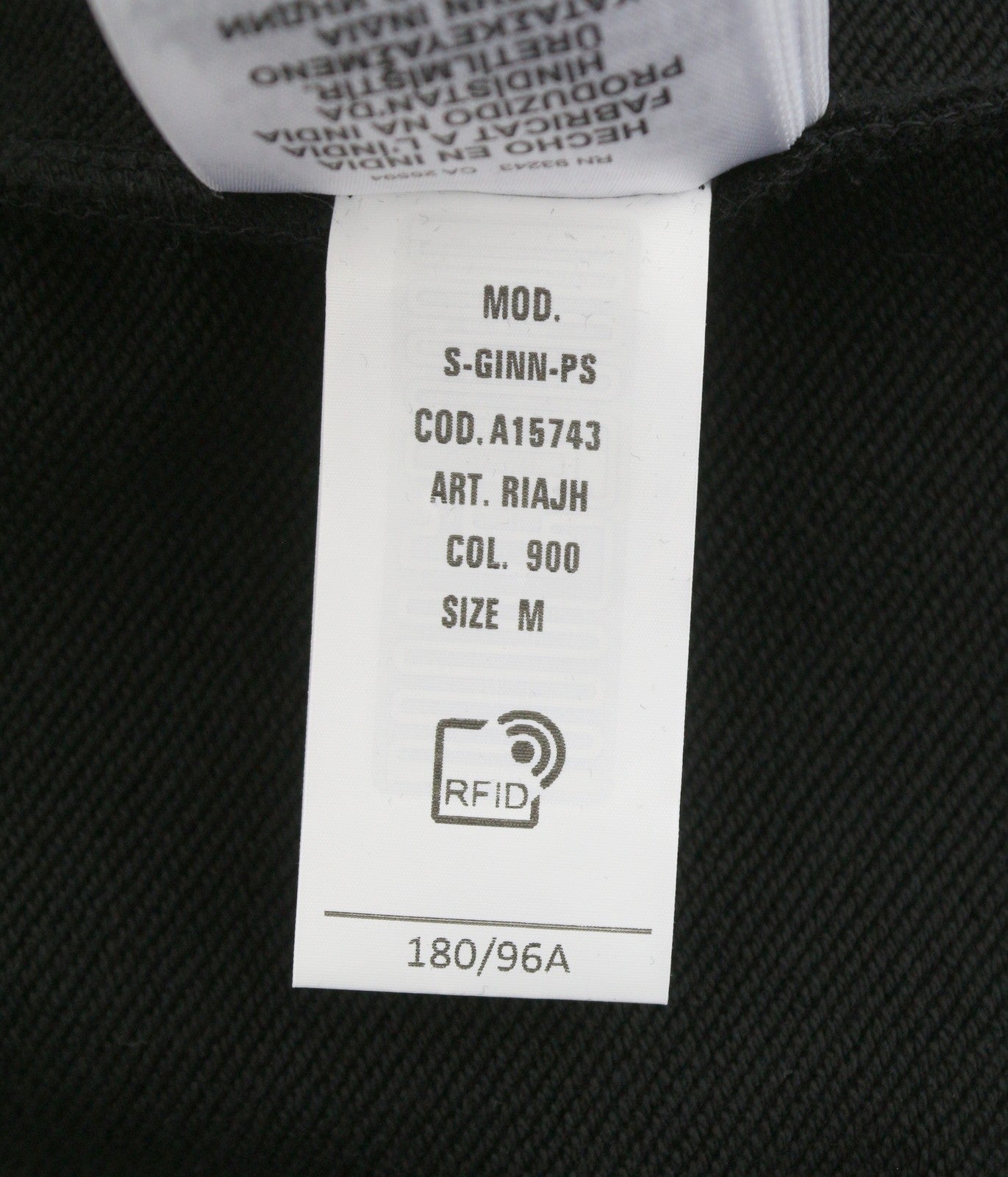 Diesel S-ginn-ps Felpa da uomo in cotone nero girocollo Pull On Rrp175