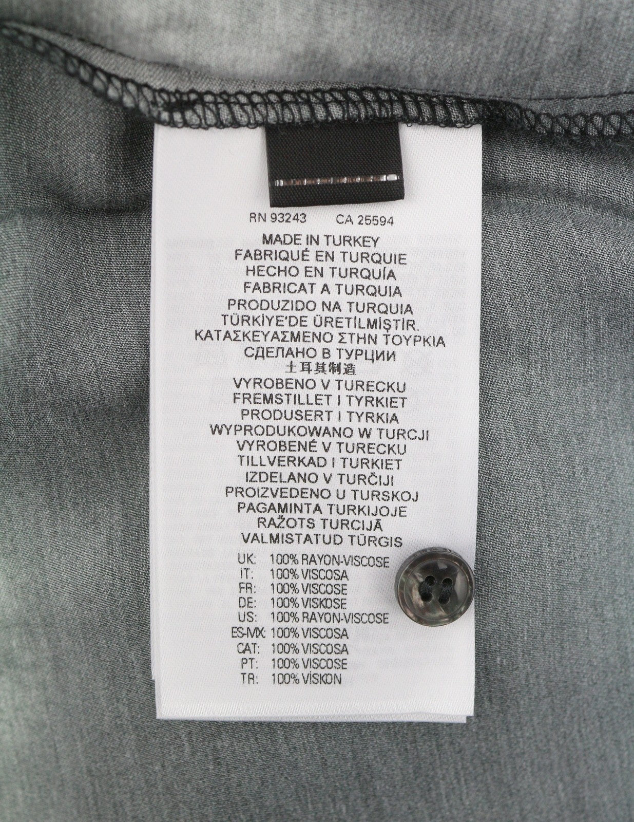 Cămașă pentru bărbați Diesel Pr-s-mec-23, negru, imprimeu grafic integral, unisex Rrp175