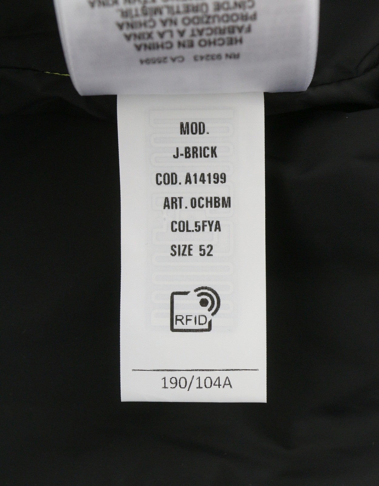 Jaqueta masculina Diesel J-brick multicolor estampada com capuz leve Rrp295