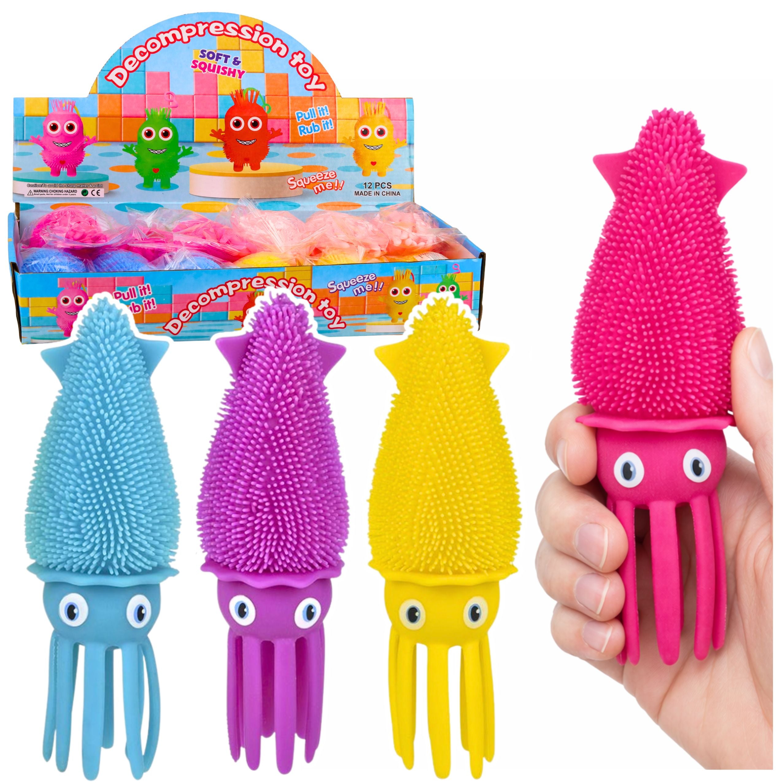 Sensory Squeeze Toy For Bouncing Squeezing Kalmar Led Light Mix Color