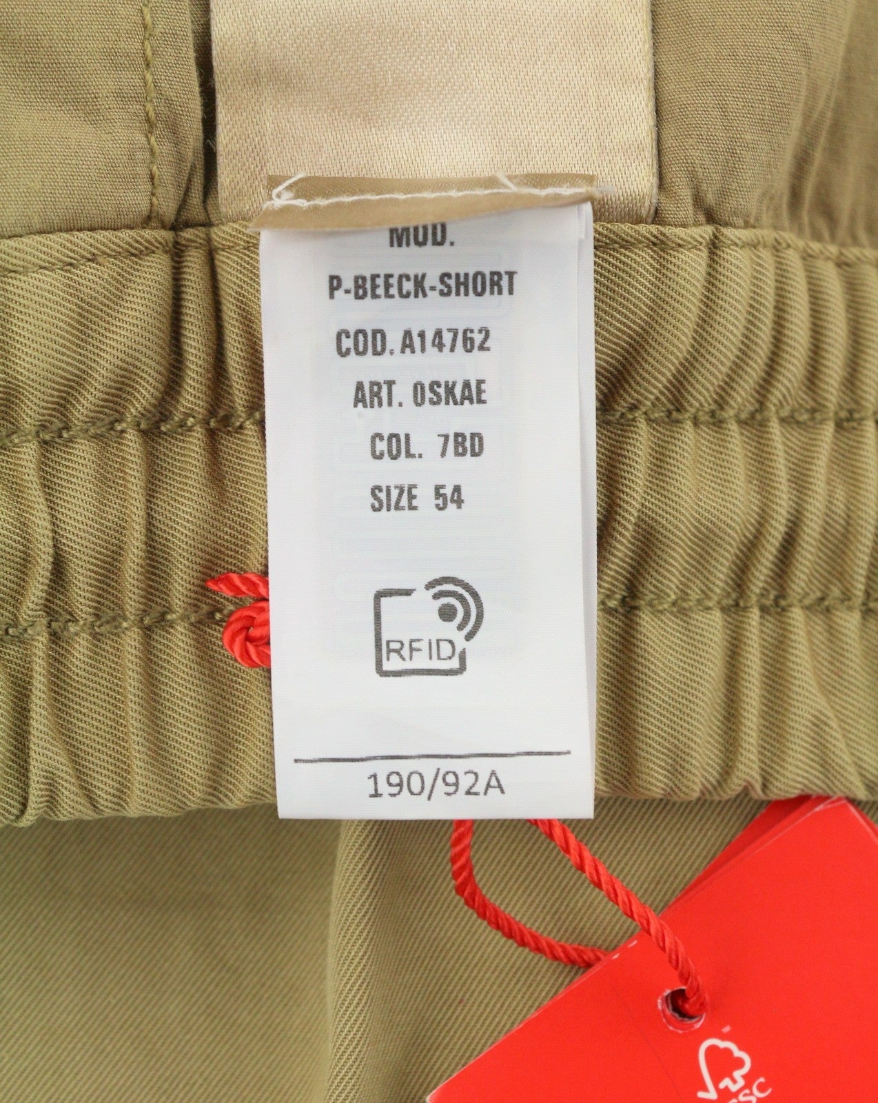 Diesel P-beeck-short Masculino Shorts 54marrom Cintura Elástica Cargo Rrp195