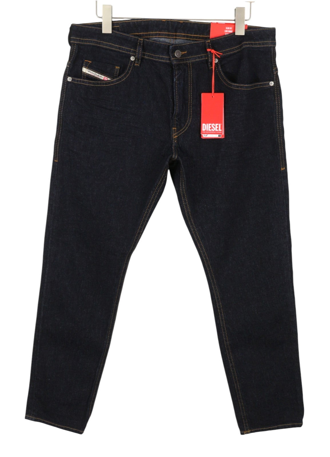 Diesel Thommer R07r2 Men Jeansdark Blue Slim Fit Low Waist Rrp150