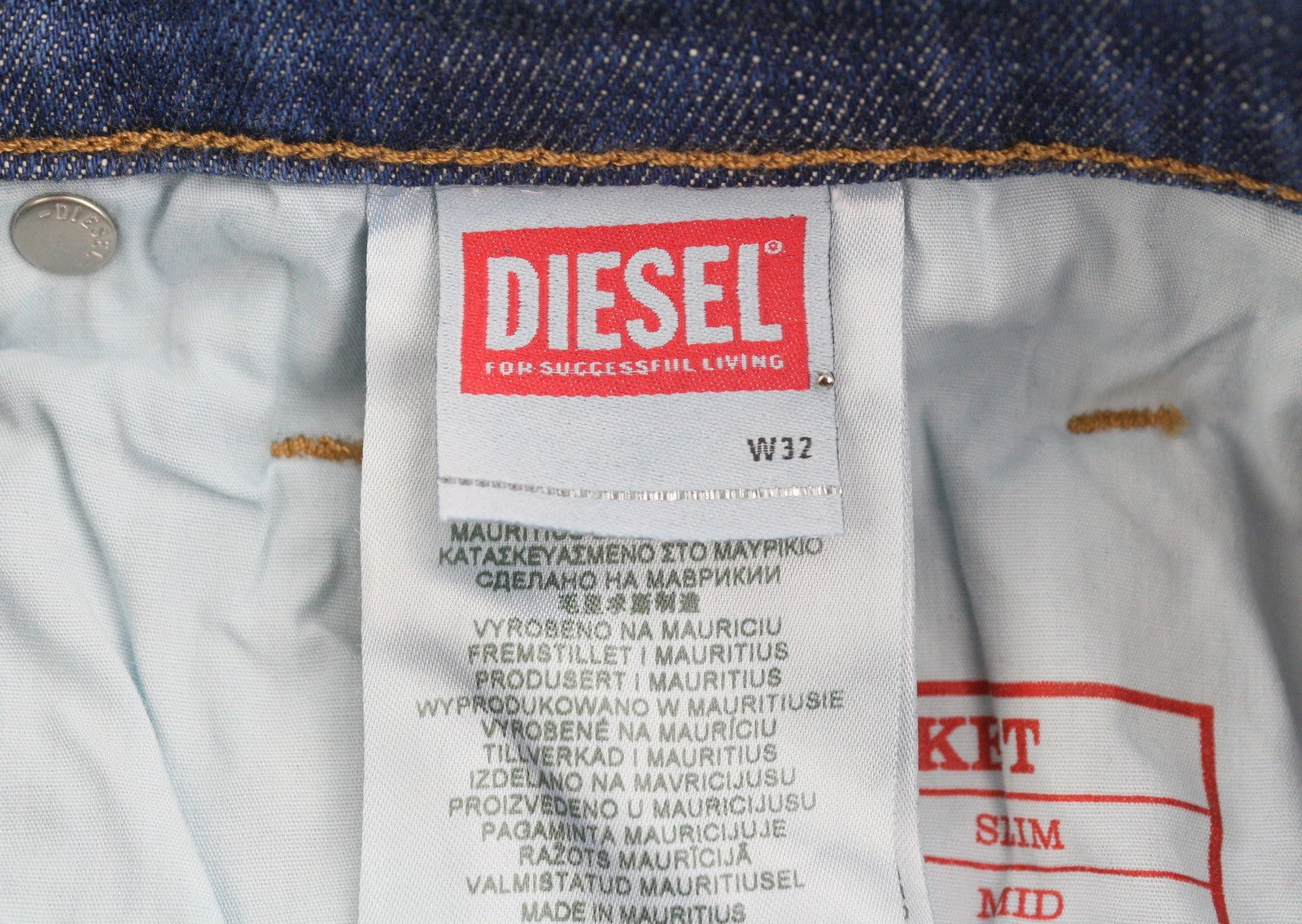 Diesel 2019 D-strukt 0dqae Uomo Jeansblue Faded Sim Fit Rrp175