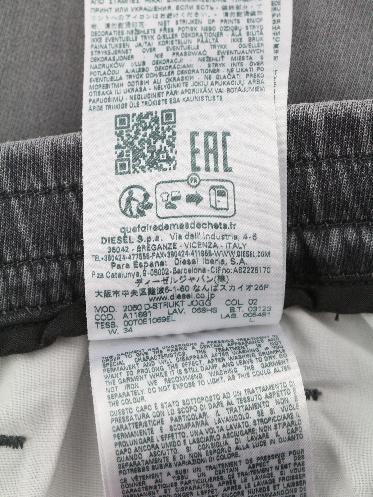 Jeans 2060 D-strukt Jogg 068hs