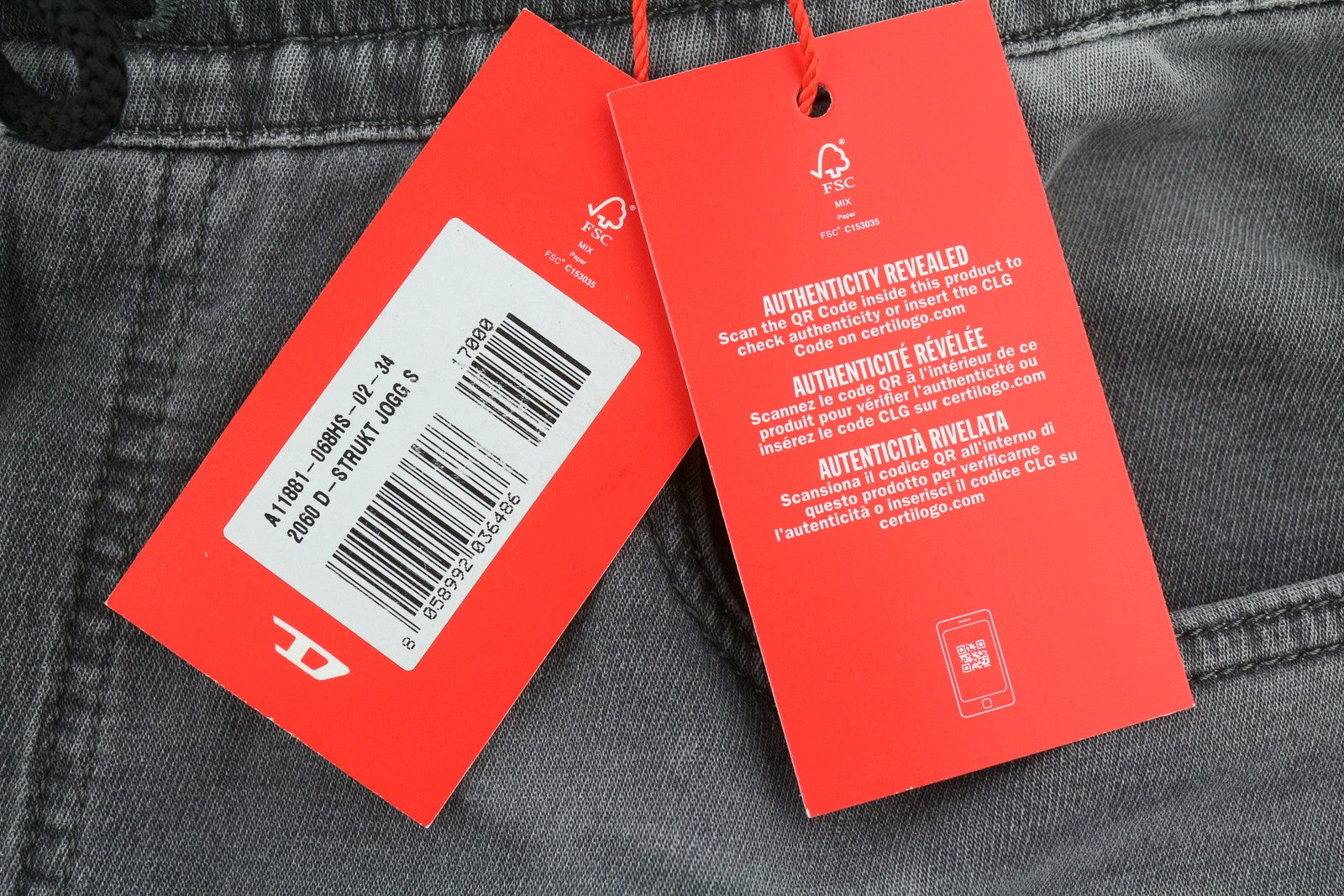 Jeans 2060 D-strukt Jogg 068hs