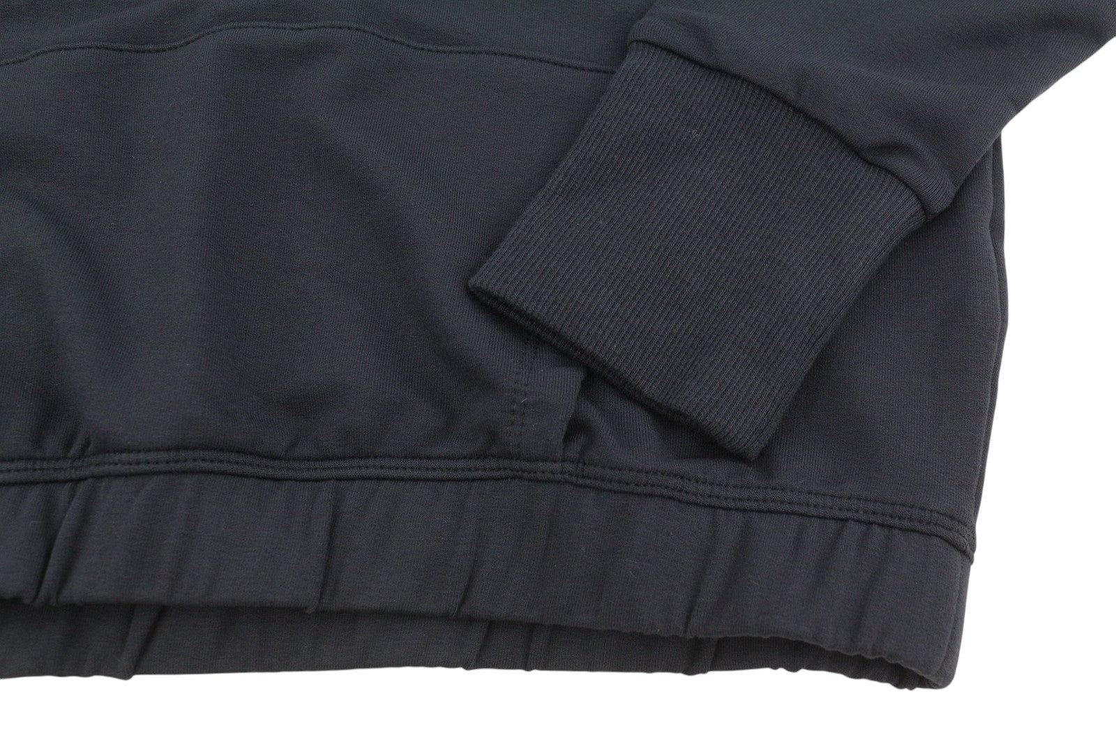 Black Viscose Sweatshirt