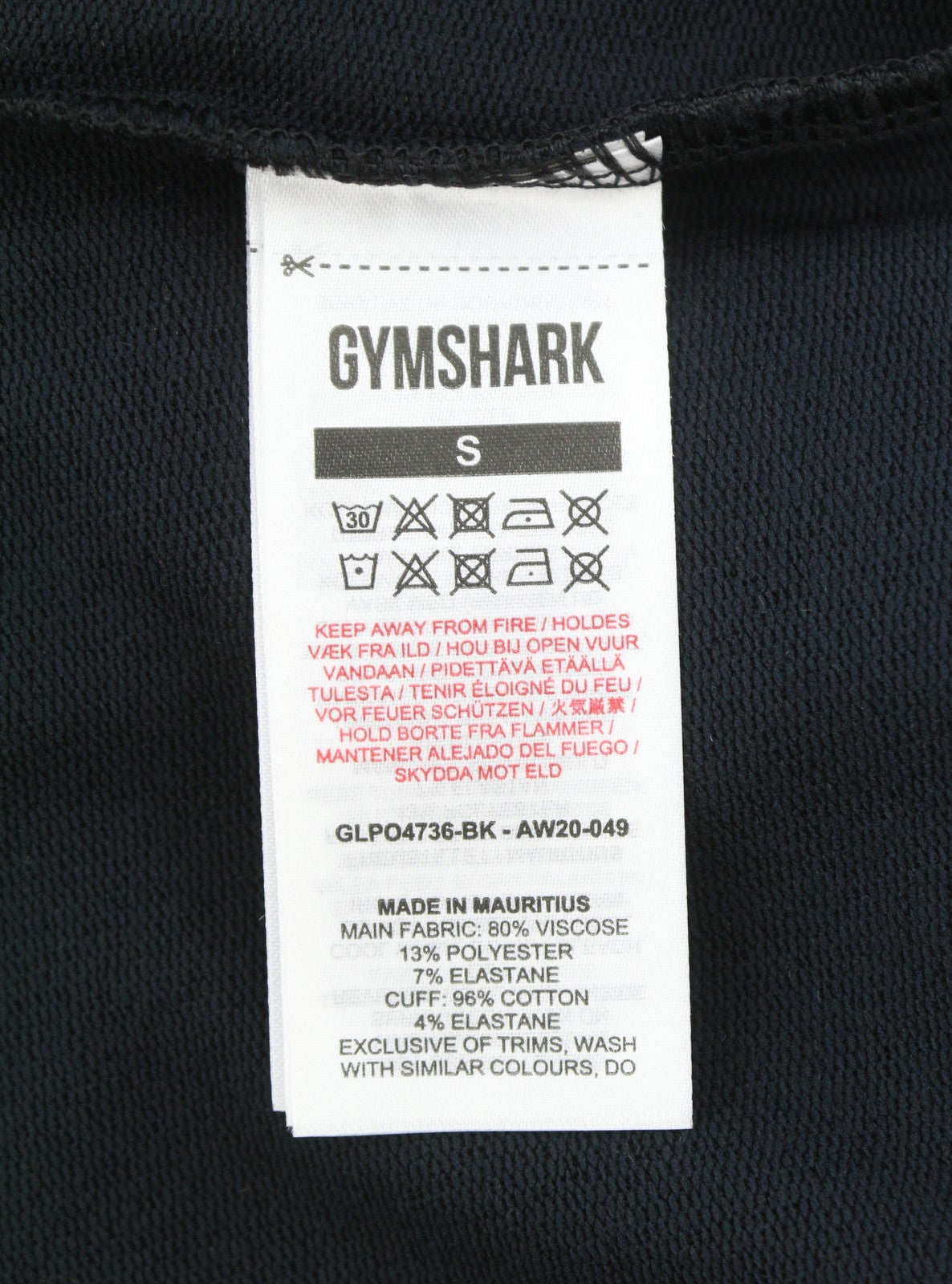 Black Viscose Sweatshirt