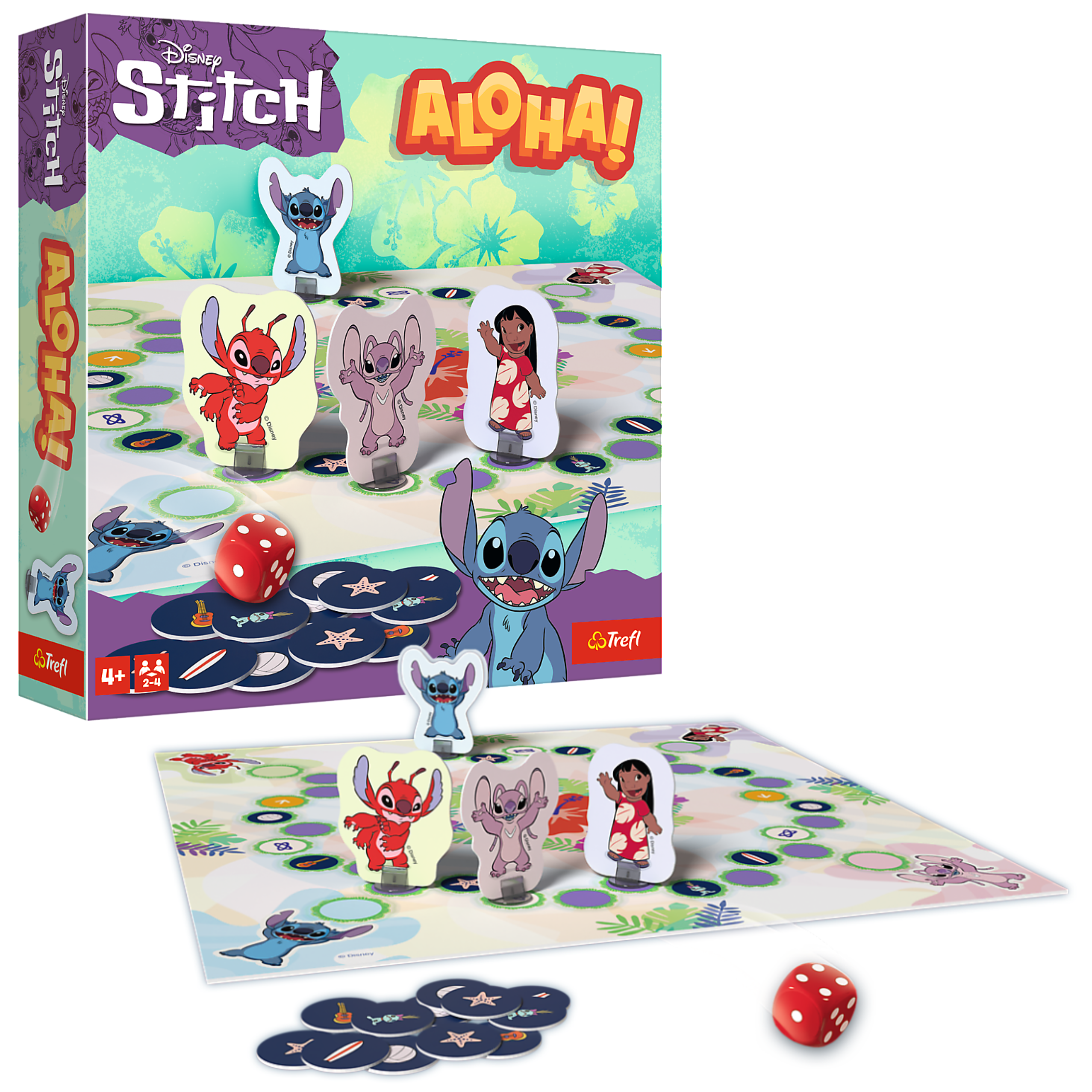 Lilo und Stitch Aloha! Familienspiel Trefl 02657