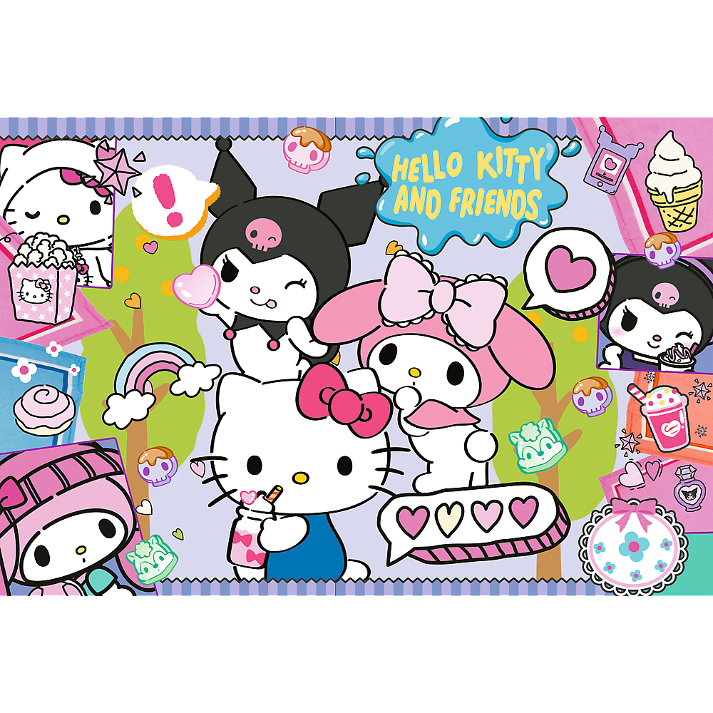 Puzzle 300 - Crazy Trio - Hello Kitty Trefl 23039