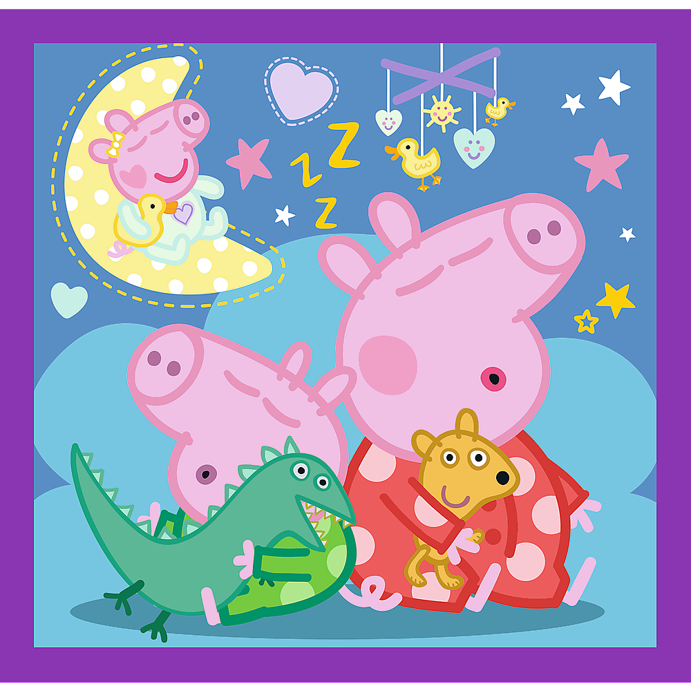 Puzzle - 3 In 1 - Peppa Pig's Habits Trefl 34893