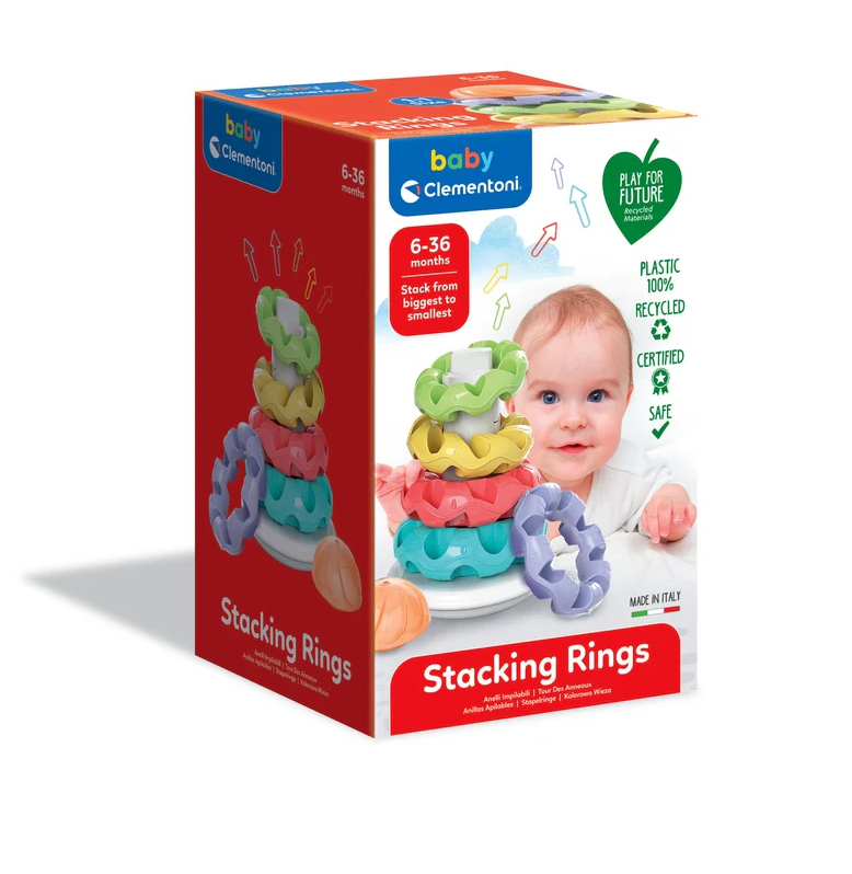 Colorful Tower 5 Rings Clementoni 17732