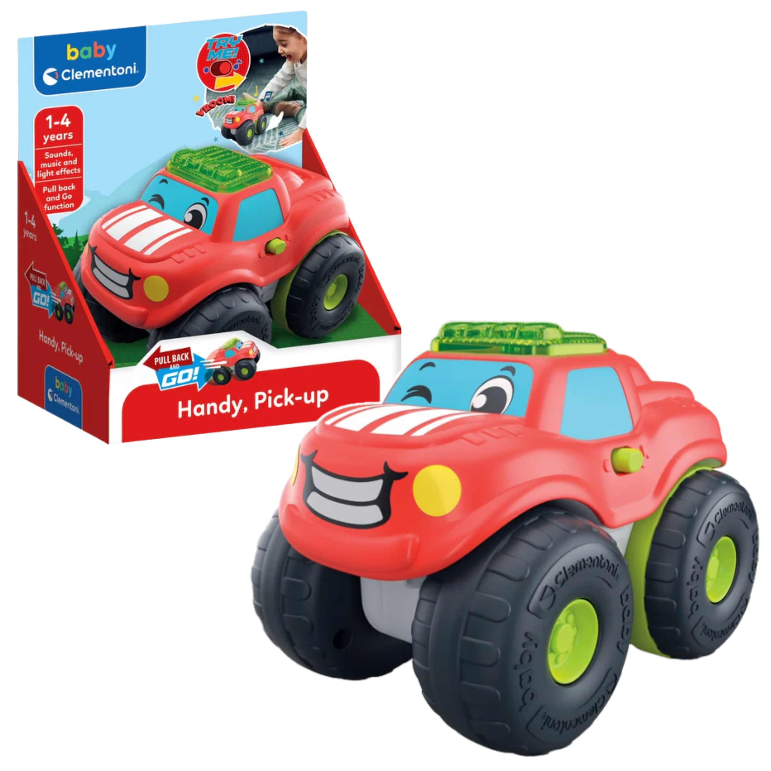 Handy Pick-up Car With Sound And Light Effects – Clementoni 17544