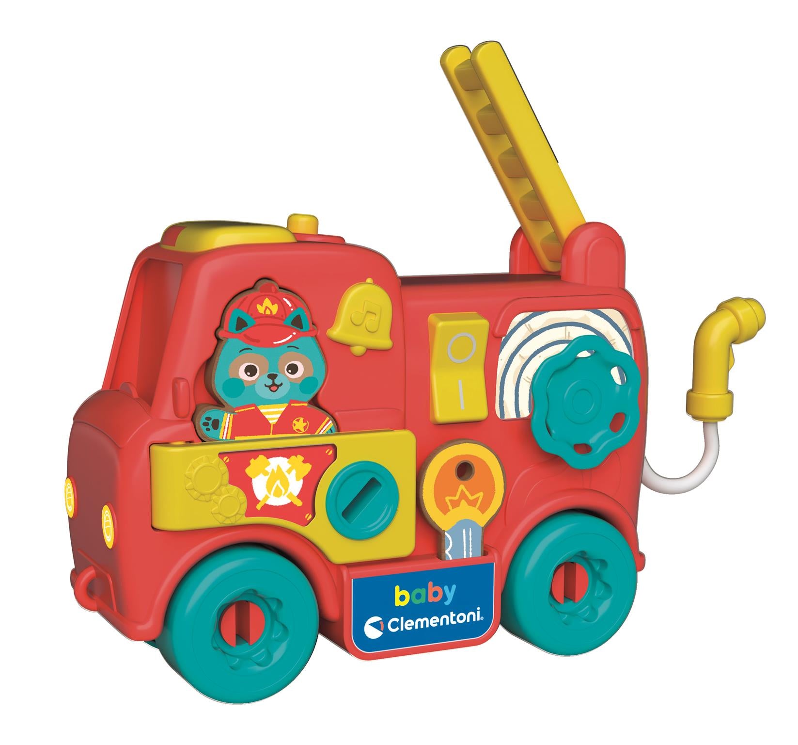 Montessori Fire Truck Wooden Elements – Clementoni 17595
