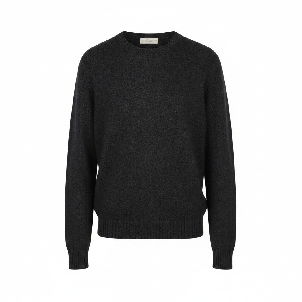 Jersey de lana merino burdeos