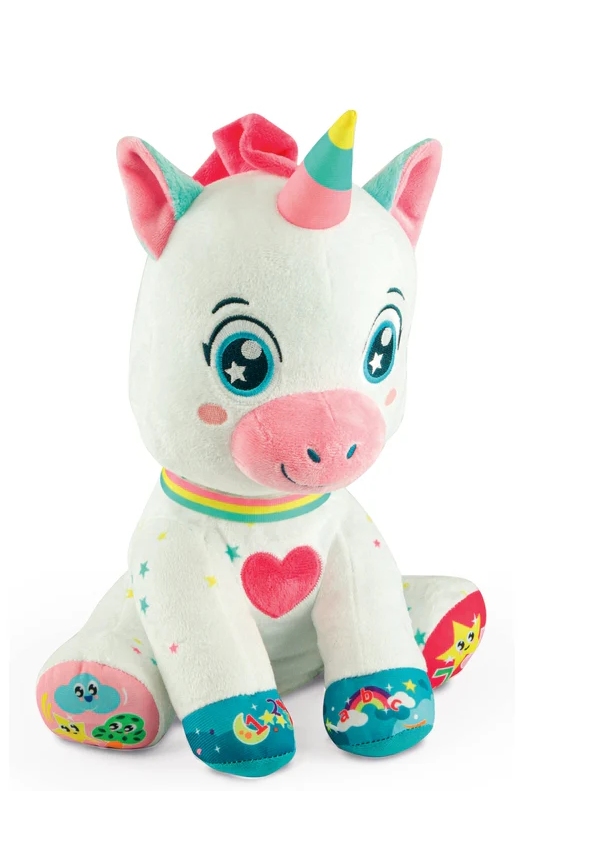 Sweet Interactive Plush Unicorn Lights & Sings Polish Language Clementoni 50937