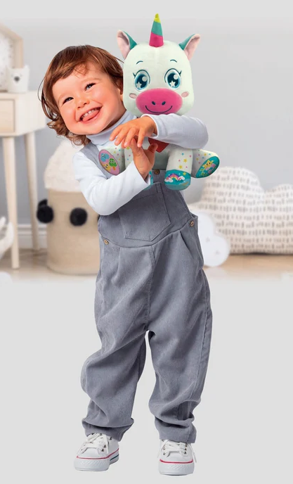 Sweet Interactive Plush Unicorn Lights & Sings Polish Language Clementoni 50937