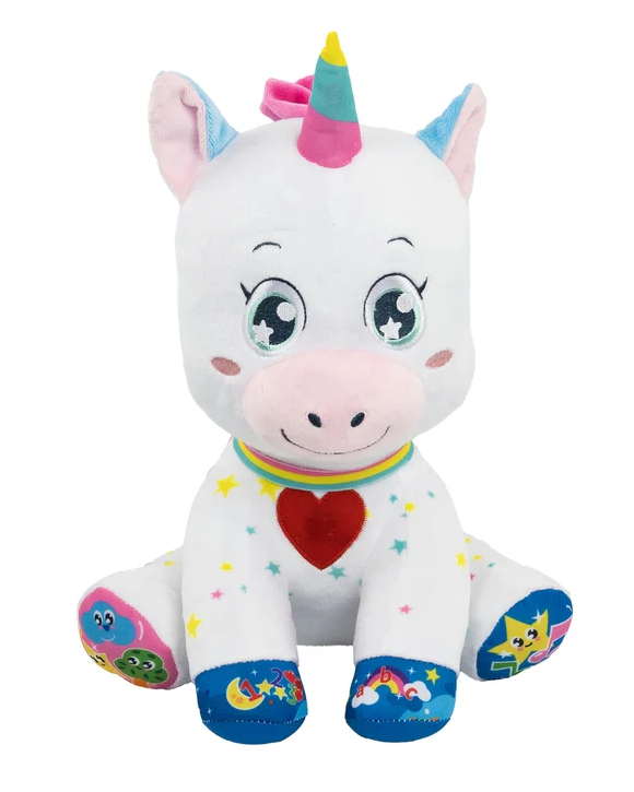 Sweet Interactive Plush Unicorn Lights & Sings Polish Language Clementoni 50937
