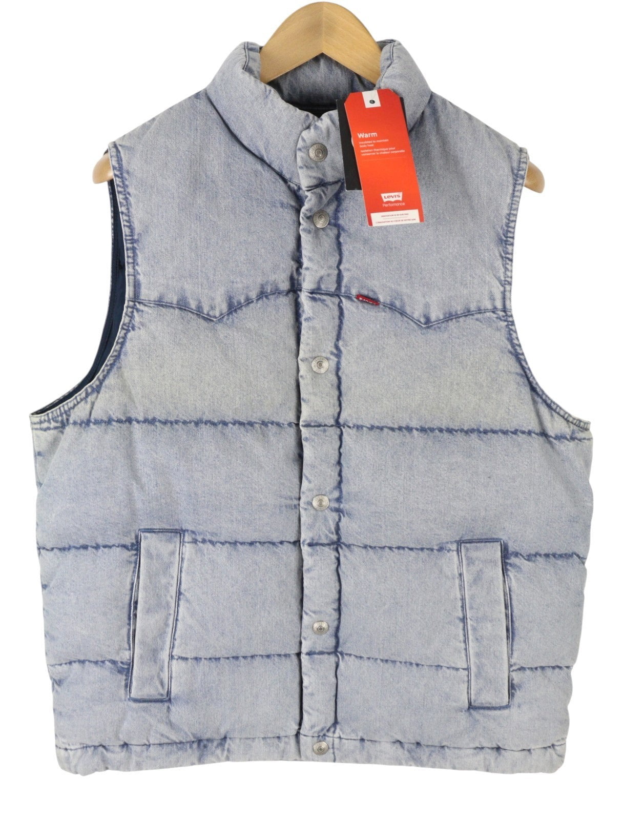 Gilet di jeans blu