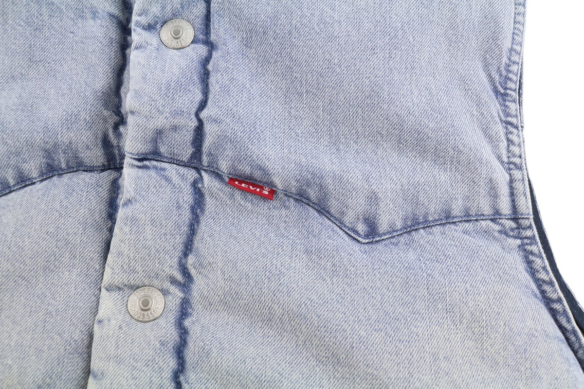 Blaue Jeansweste