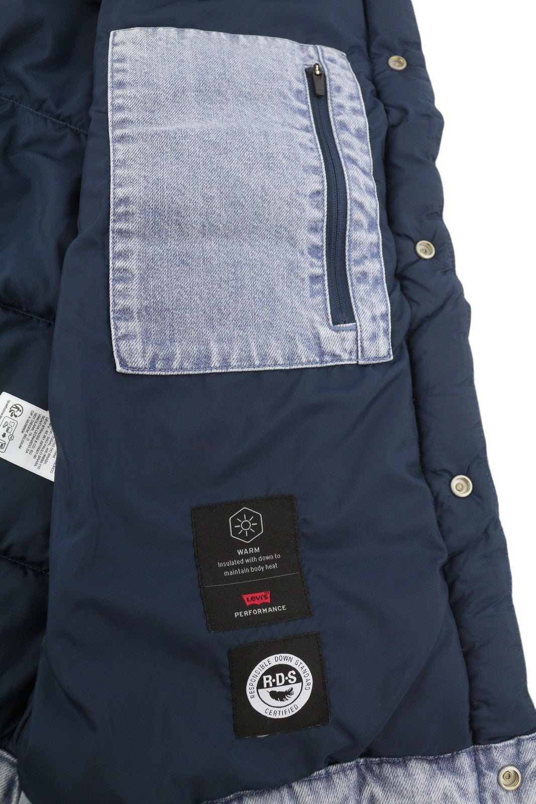 Blaue Jeansweste