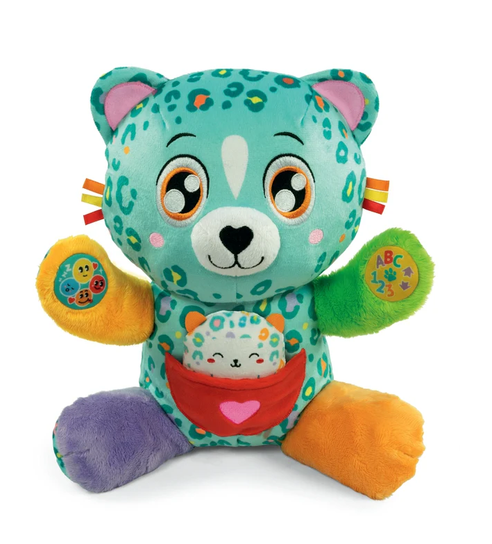 Interactive Sweet Leopards Caring Mama Chita Polish Language clementoni 50935