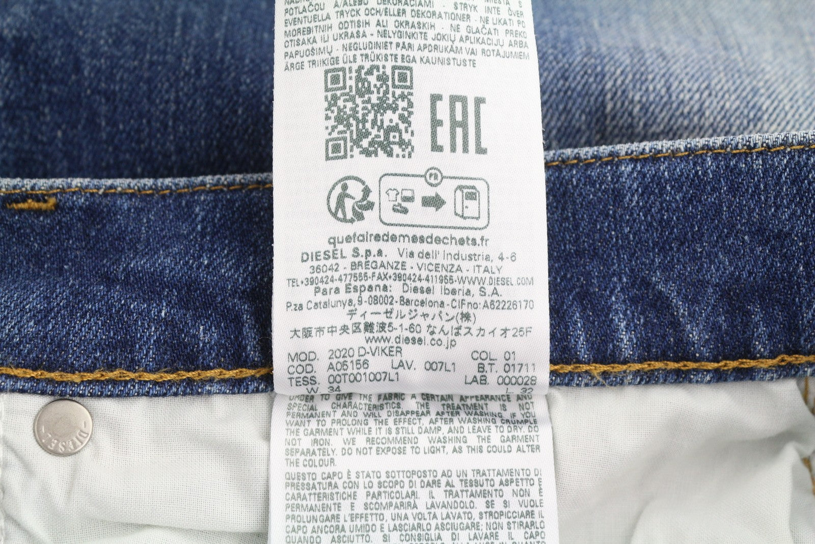 Jeans 2020 D-viker 007l1