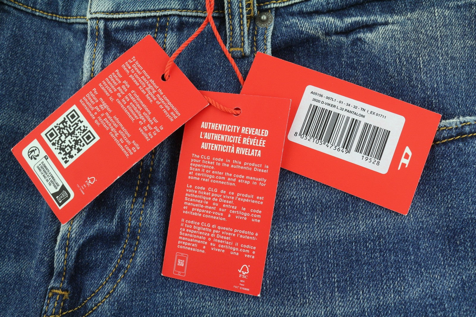 Jeans 2020 D-viker 007l1