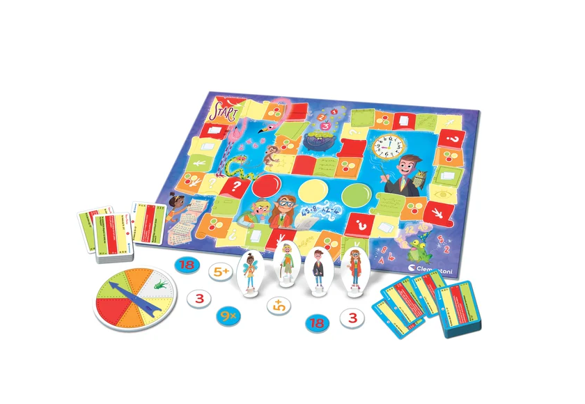 Jogo de tabuleiro Matemática Educacional Aprenda Brincando Língua Polonesa Clementoni 50778