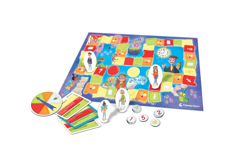 Board Game Educational Mathematics Learn Through Play Polish Language Clementoni 50778