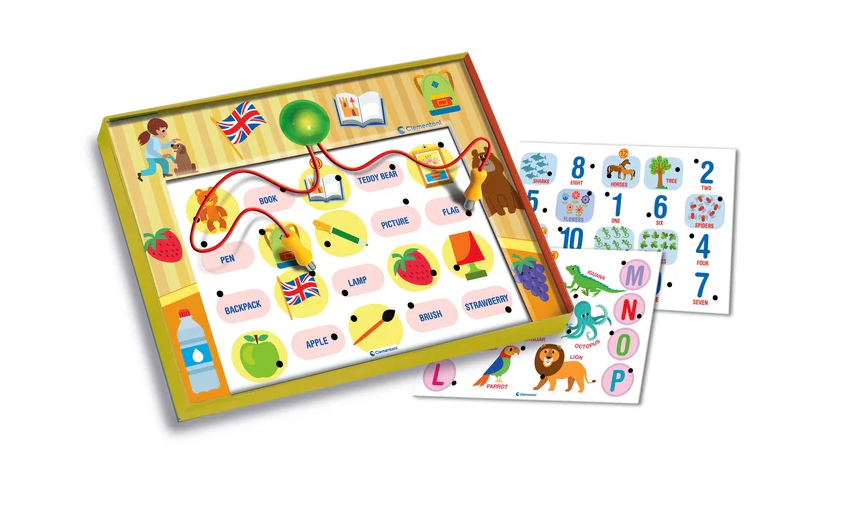 Educational Game Interactive Quiz English Language Polish Language Clementoni 50943