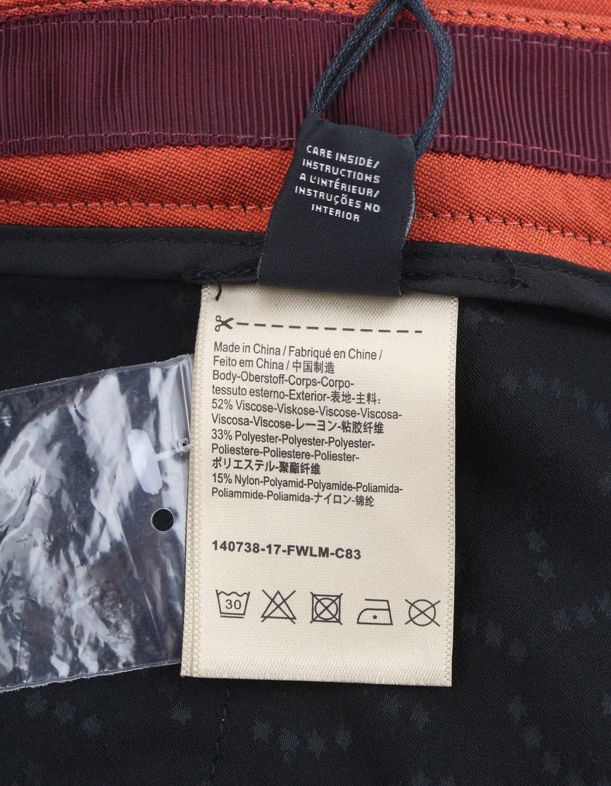 Spodnie damskie Maison Scotch w kolorze pomarańczowym, z błyszczącym wyglądem i zamkiem błyskawicznym typu slim fit