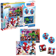 Educational Set Puzzle Memo & Blocks Marvel Spidey Clementoni 18295