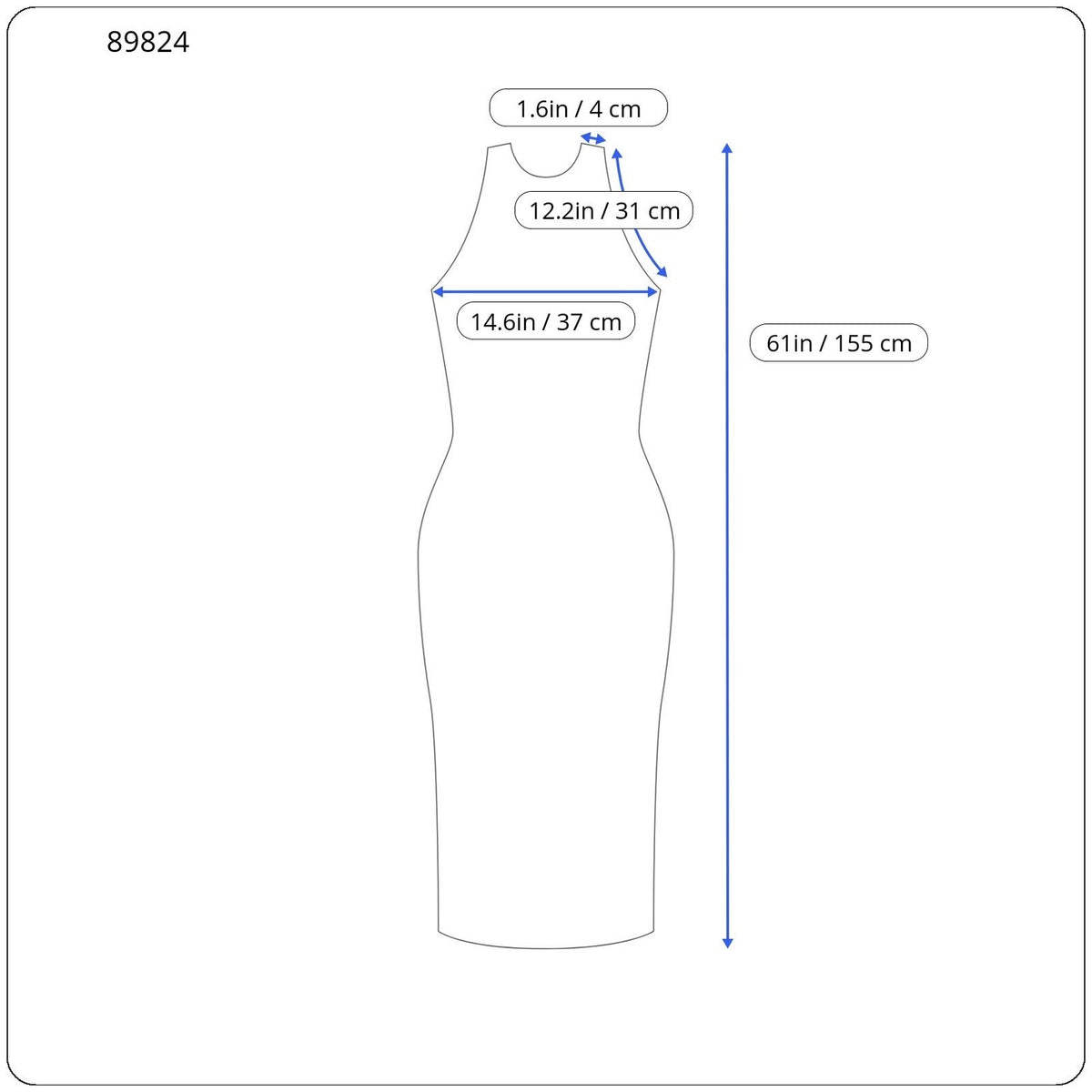 Klänning Rosie Cut Out Maxi