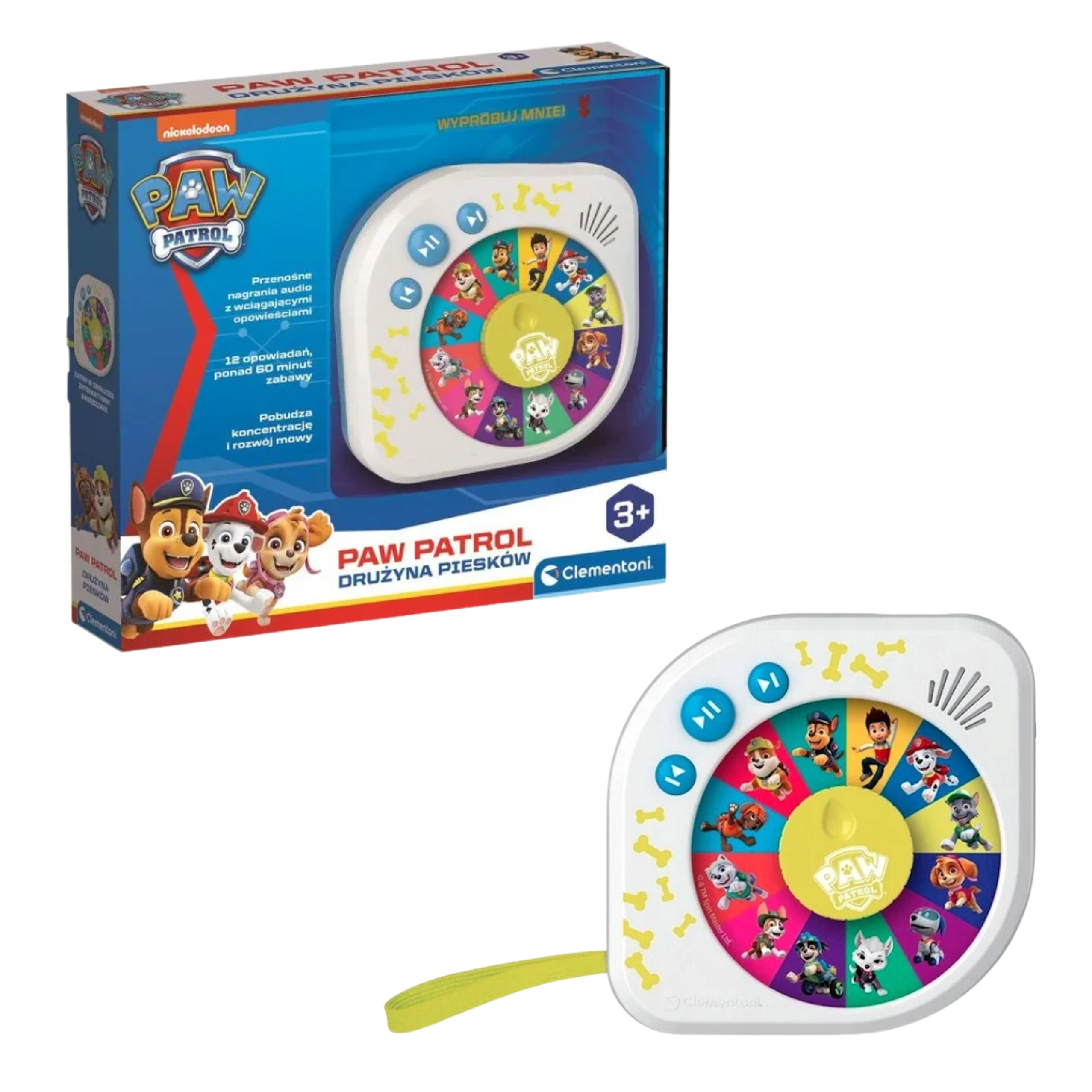 Storyteller Paw Patrol Adventures & Stories Polish Language Clementoni 50787