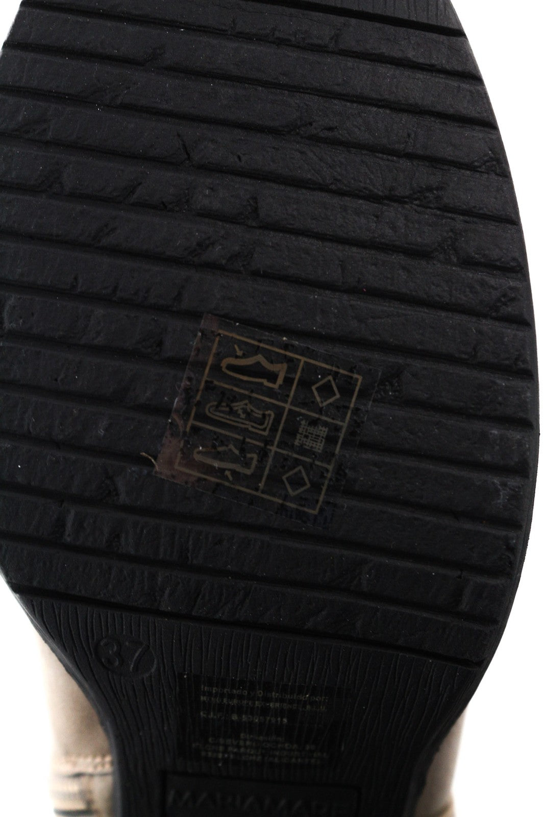 Scarpe sintetiche marroni
