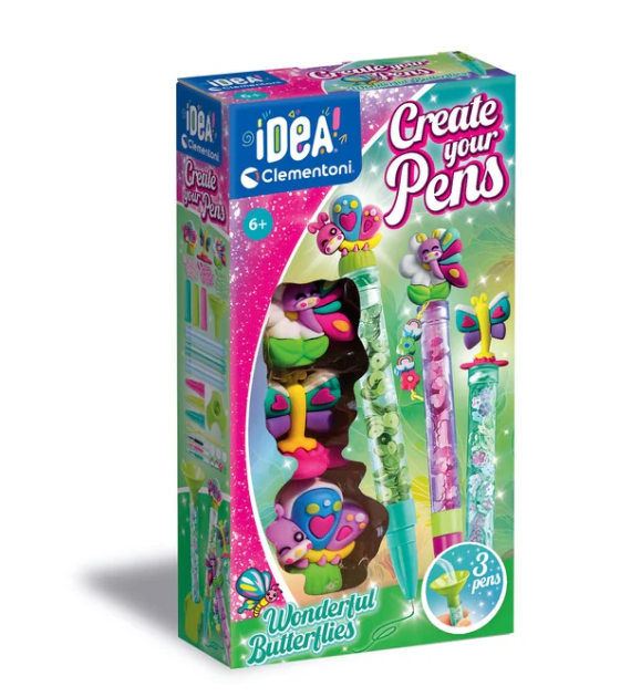 Idea Art Mini Factory Stylo Papillon Créateurs Clementoni 18169