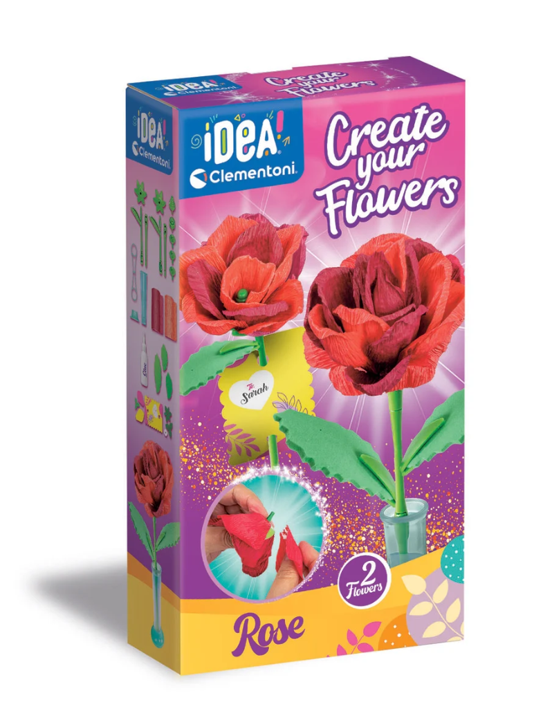 Idea Art Creative Set Mini Flower Factory – Rose Clementoni 18168