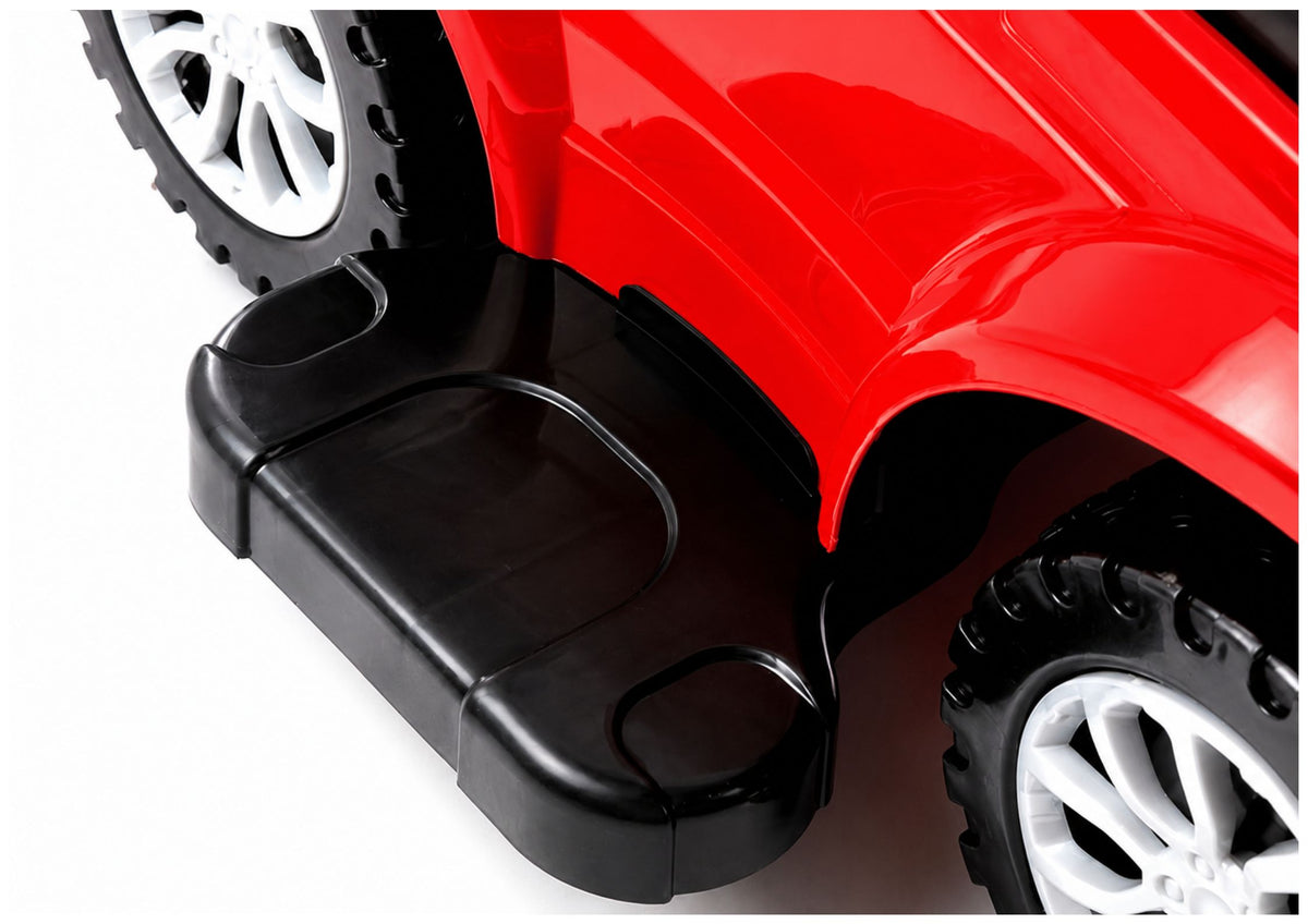 614w Toddlers Ride On Push Along With Parent Handle - Red