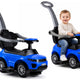614w Toddlers Ride On Push Along With Parent Handle - Blue