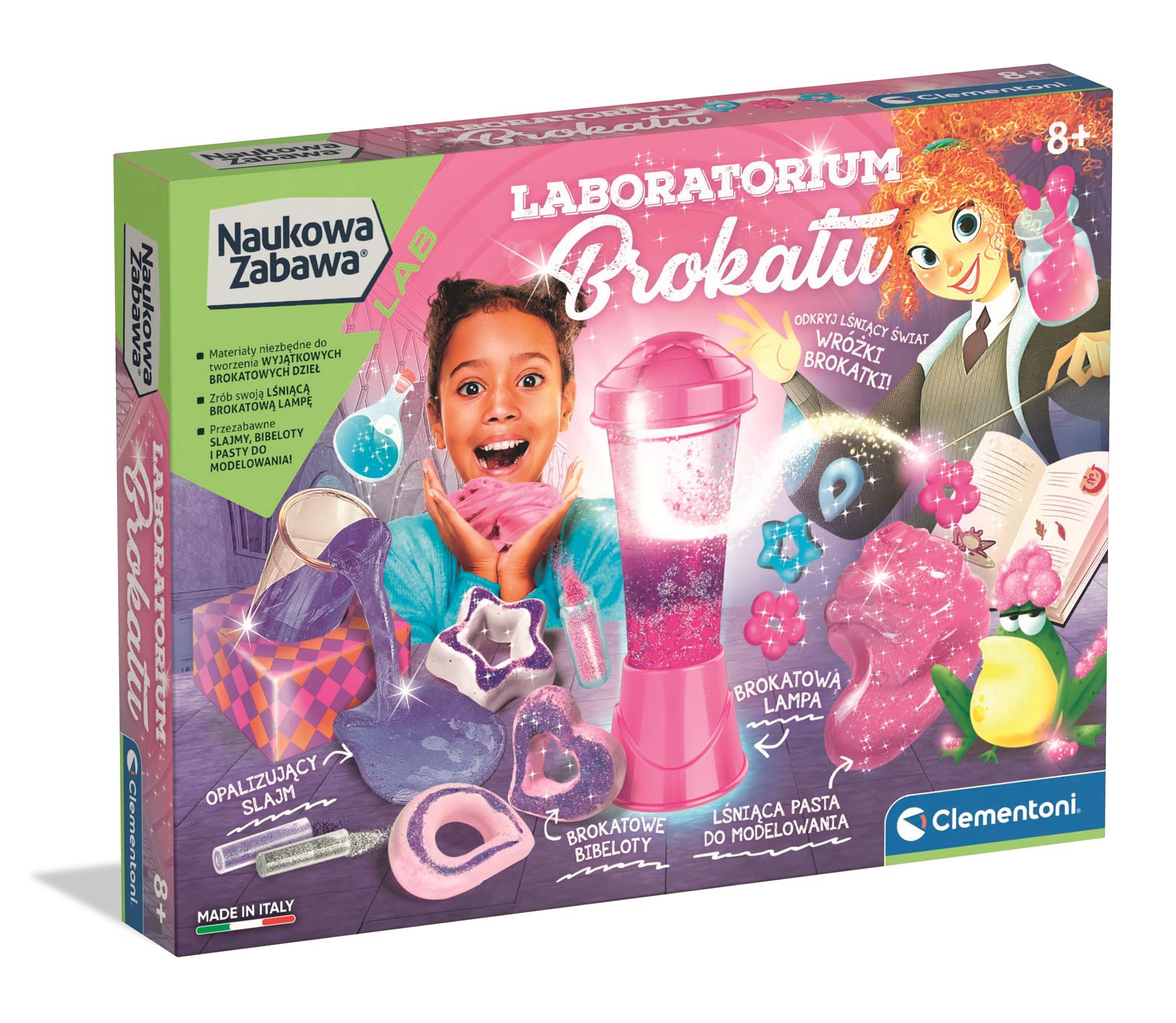 Science & Play Glitter Laboratory Fairy World Polish Language Clementoni 50700