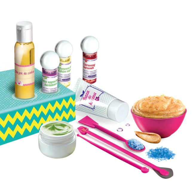 Scientific Fun Cosmetics Laboratory: Creams & Bath Salts Polish Language Clementoni 50891