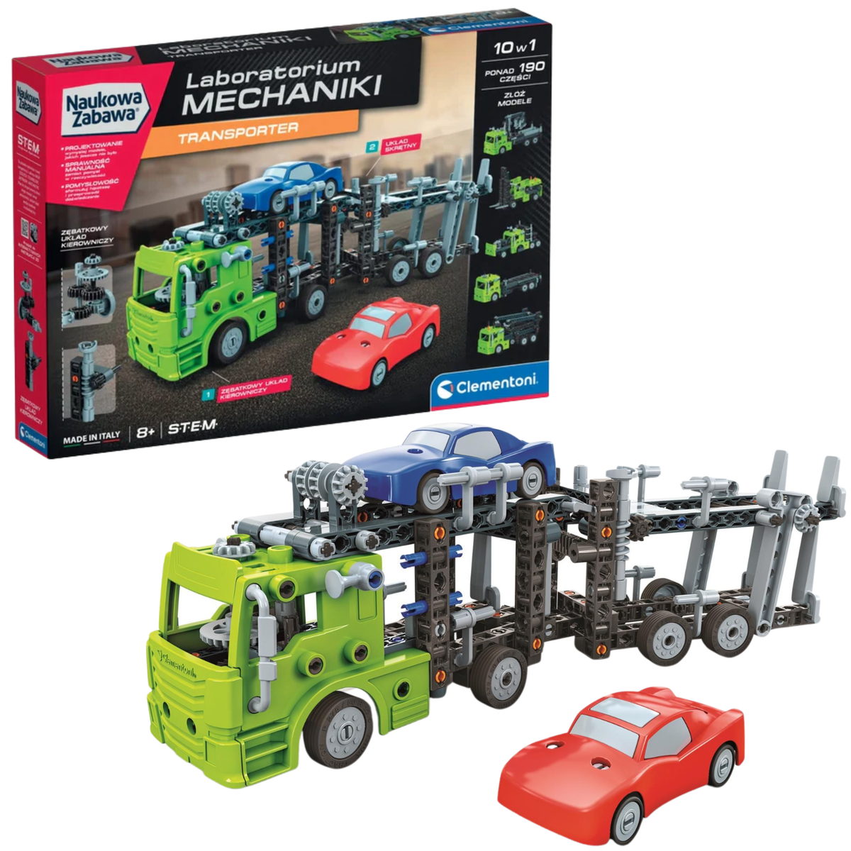 Scientific Fun Mechanics Laboratory Transporter Clementoni 50249
