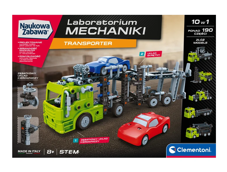 Scientific Fun Mechanics Laboratory Transporter Clementoni 50249