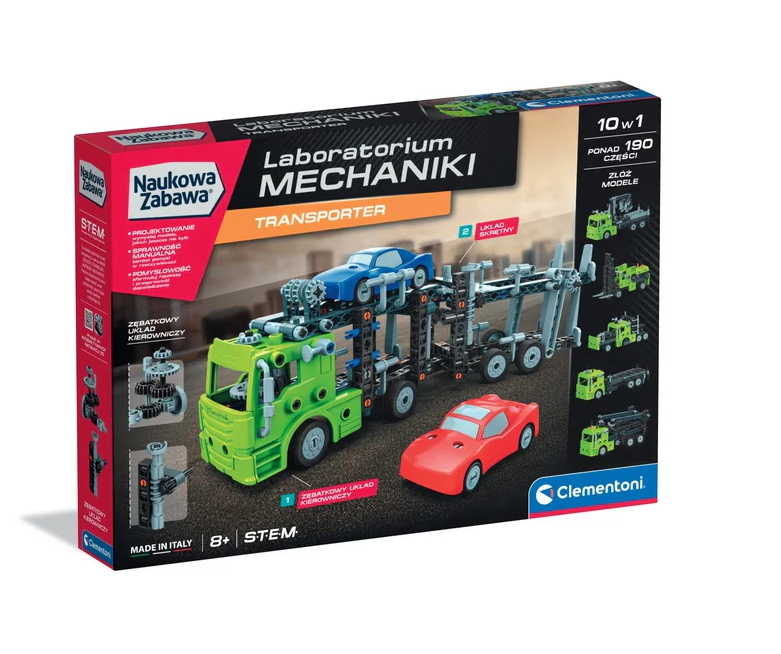 Scientific Fun Mechanics Laboratory Transporter Clementoni 50249