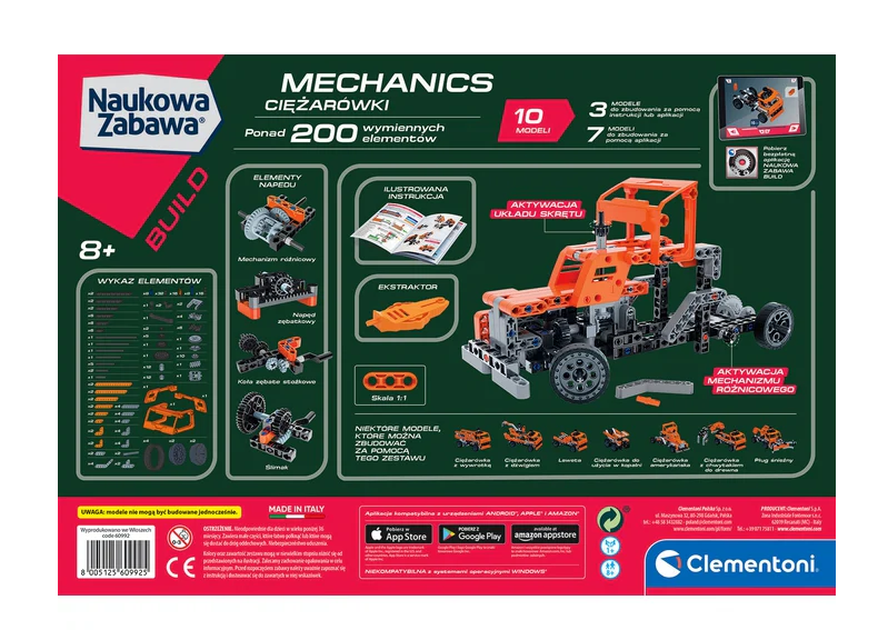 Scientific Fun Mechanics Laboratory Trucks Clementoni 60992