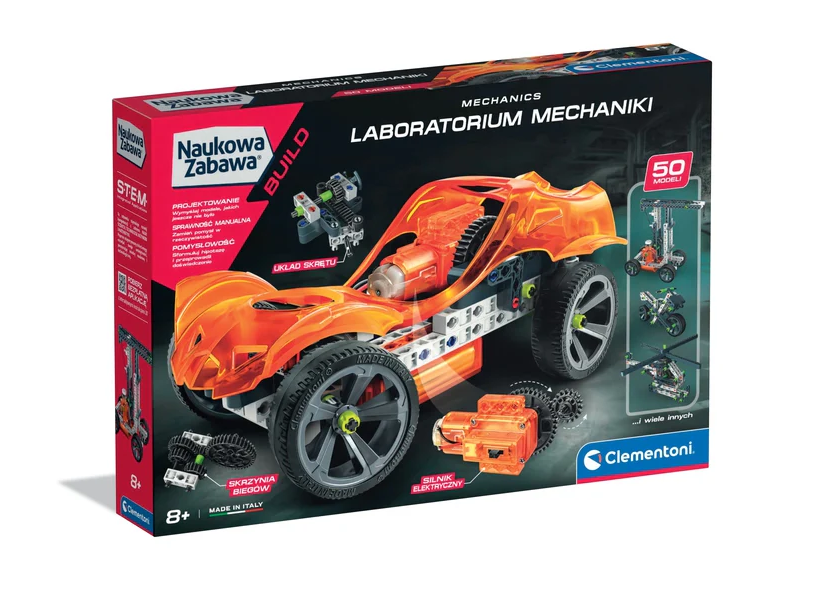 Science & Play – Mechanics Laboratory Polish Version Clementoni 50872