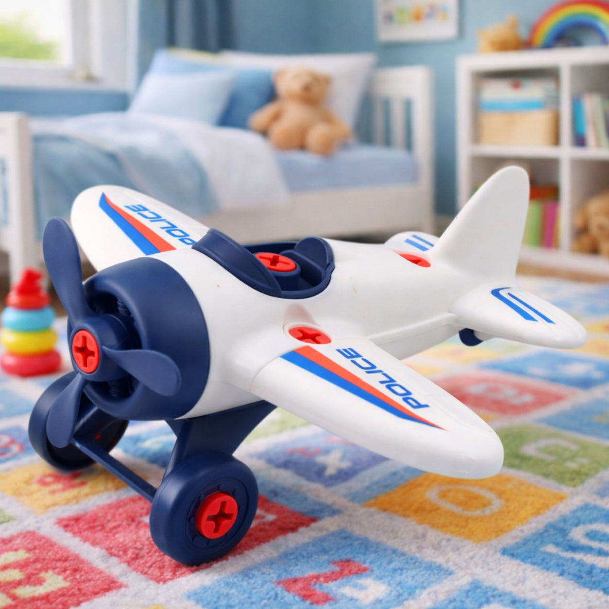 Diy Creative Kit: Screwdriver Plane Police Screwdriver