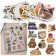 Set Of Cats Stickers Memes Decorative Various Motifs 50 Pcs. 7-8 Cm